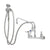 T&S BRASS PARTS T&S Brass B-0175-06 Pre-Rinse: 8 Wall Mount Base Add-On Fct W/ 8 Sw - SKU TSB-0175-06