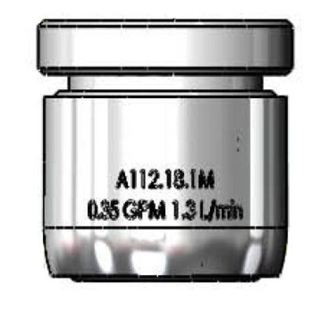 T&amp;S BRASS PARTS T&amp;S Brass B-0199-05-N035 0.35 GPM Non-Aerated Spray Device 13/16-24 Un Fem - SKU TSB-0199-05-N035