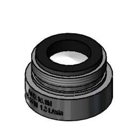 T&amp;S BRASS PARTS T&amp;S Brass B-0199-08-N035 Vandal Resistant 0.35 GPM Non-Aerated Spray Device - SKU TSB-0199-08-N035