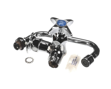 T&amp;S BRASS PARTS T&amp;S Brass B-0212-F05 Single Temp Faucet Wall Mount 6 Swing - SKU TSB-0212-F05