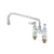 T&S BRASS PARTS T&S Brass B-0225-61X-CCCR 4 Double Pantry Base Faucet, Swivel Outlet, Deck - SKU TSB-0225-61X-CCCR