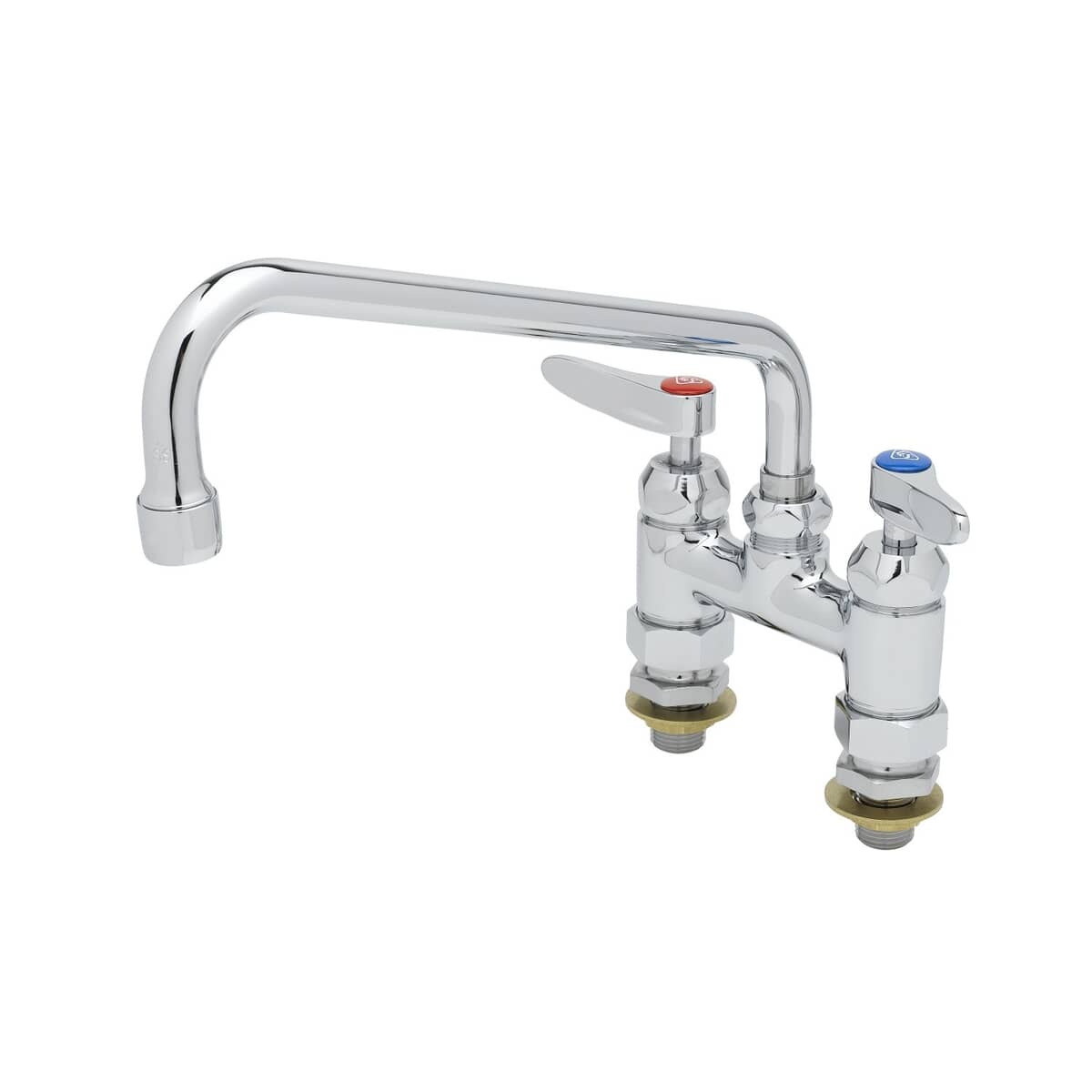T&amp;S BRASS PARTS T&amp;S Brass B-0225-CC-CR Double Pantry Faucet 4 Deck Mount Ceramas 12 - SKU TSB-0225-CC-CR
