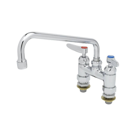 T&amp;S BRASS PARTS T&amp;S Brass B-0225-CC-CR Double Pantry Faucet 4 Deck Mount Ceramas 12 - SKU TSB-0225-CC-CR