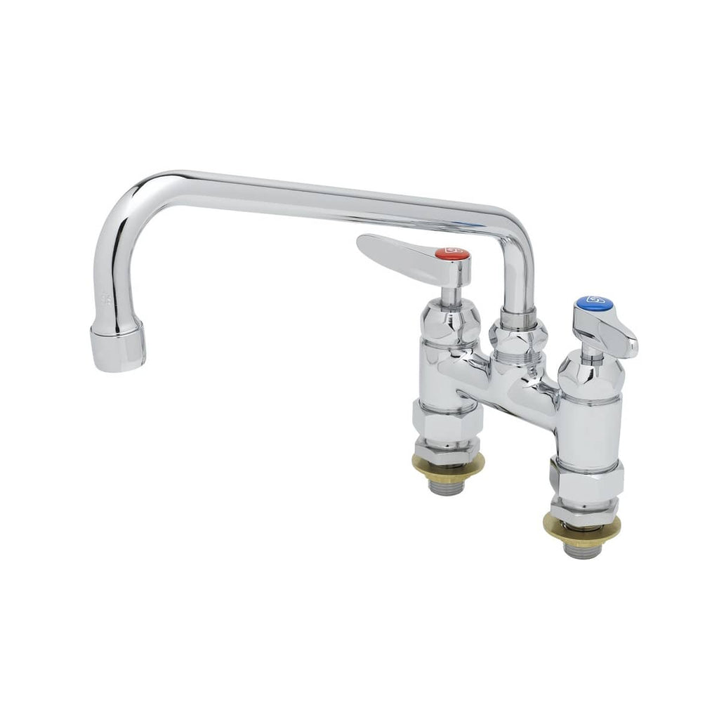 T&S BRASS PARTS T&S Brass B-0225-CC-CR Double Pantry Faucet 4 Deck Mount Ceramas 12 - SKU TSB-0225-CC-CR