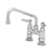 T&S BRASS PARTS T&S Brass B-0227 Double Pantry Faucet Deck Mount 4 Cent - SKU TSB-0227
