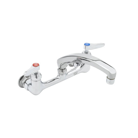 T&amp;S BRASS PARTS T&amp;S Brass B-0230-0CS8-CR 8 Wall Mount Faucet 0CS8-LT Swivel Cast Spout W/ - SKU TSB-0230-0CS8-CR