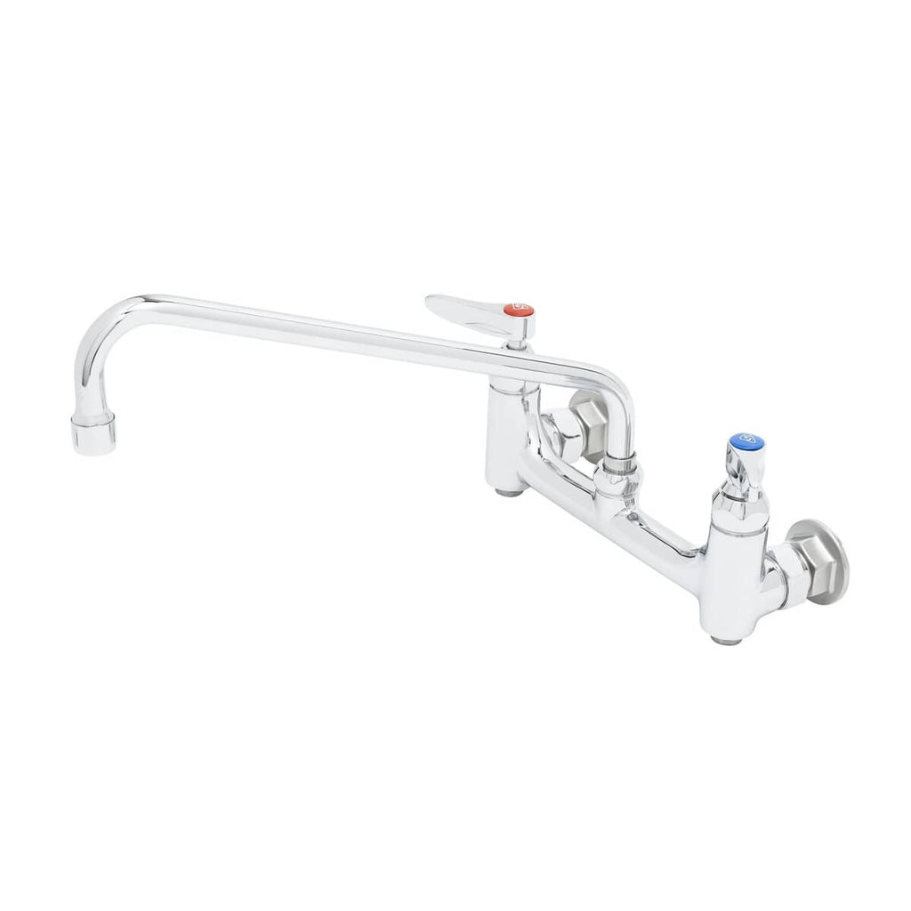 T&S BRASS PARTS T&S Brass B-0231-BST Double Pantry Faucet, Wall Mount, 8 Centers, 12 - SKU TSB-0231-BST