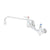 T&S BRASS PARTS T&S Brass B-0231-BST Double Pantry Faucet, Wall Mount, 8 Centers, 12 - SKU TSB-0231-BST