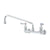 T&S BRASS PARTS T&S Brass B-0231-EE-CR 8 C/C Double Pantry Faucet, Wall Mount, Ceramas, - SKU TSB-0231-EE-CR