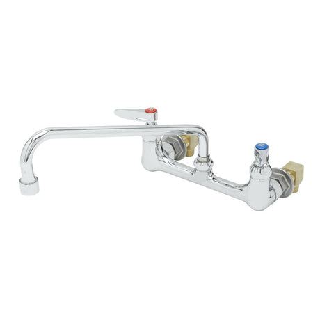 T&amp;S BRASS PARTS T&amp;S Brass B-0231-VF22-EL 8 C/C Wall Mount Faucet Lever Handles 12 Swing - SKU TSB-0231-VF22-EL