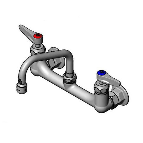 T&amp;S BRASS PARTS T&amp;S Brass B-0232-F1-CR-SC 8 Wall Mount Mixing Faucet W/ Cv Ceramas 6 Swin - SKU TSB-0232-F1-CR-SC