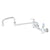 T&S BRASS PARTS T&S Brass B-0265-BST Double Pantry Faucet Wall Mount 8 Centers 18 - SKU TSB-0265-BST