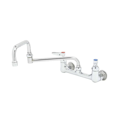T&amp;S BRASS PARTS T&amp;S Brass B-0267 Double Pantry Faucet Wall Mount 8C/C 12 Double J - SKU TSB-0267
