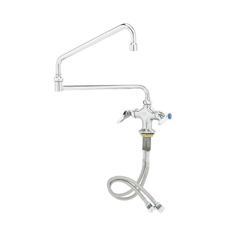 T&amp;S BRASS PARTS T&amp;S Brass B-0268 Dual Pantry Faucet Single Hole Base Special 24 - SKU TSB-0268