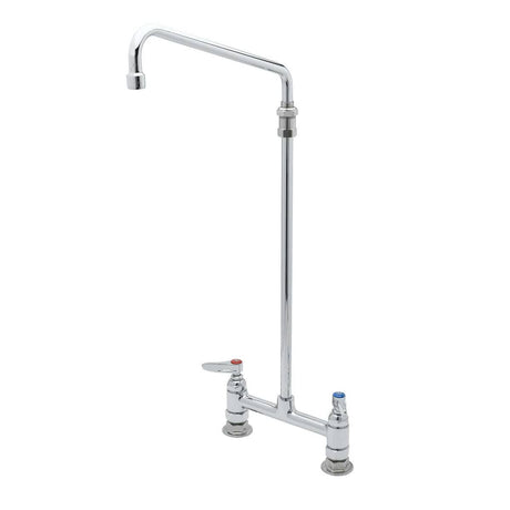 T&amp;S BRASS PARTS T&amp;S Brass B-0281 Double Pantry Faucet Deck Mount 8 Cent - SKU TSB-0281