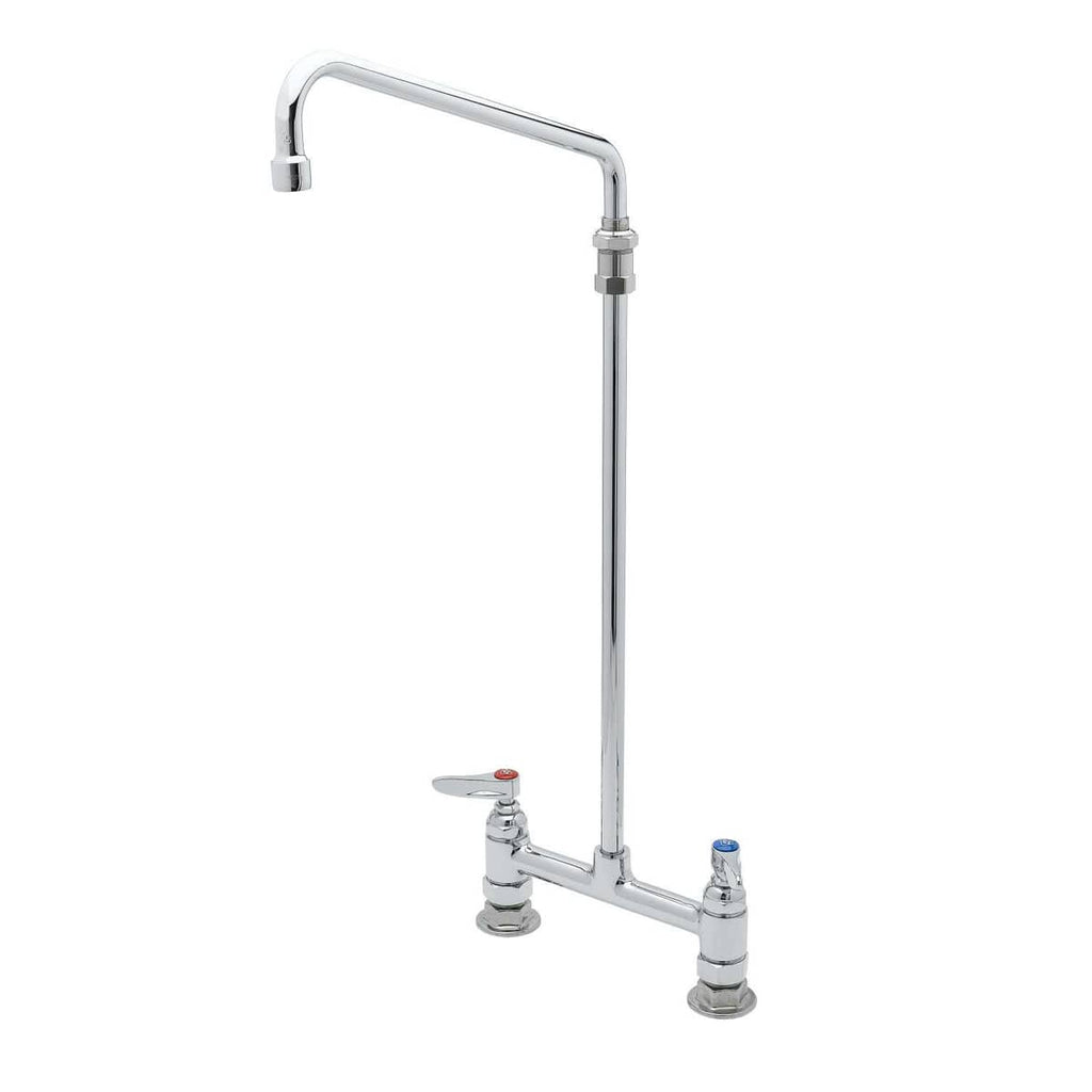 T&S BRASS PARTS T&S Brass B-0281 Double Pantry Faucet Deck Mount 8 Cent - SKU TSB-0281