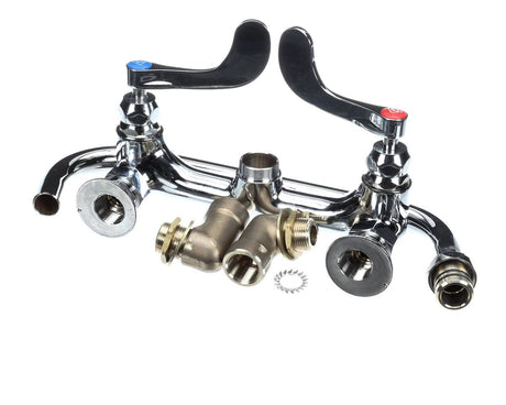 T&amp;S BRASS PARTS T&amp;S Brass B-0290-04 Big-Flo Mixing Faucet 8 Wall Mount 12 - SKU TSB-0290-04