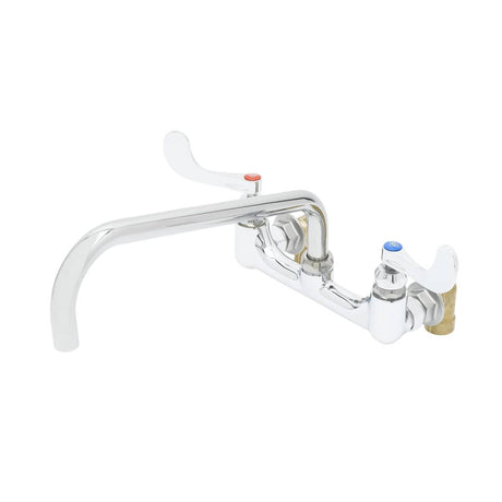 T&amp;S BRASS PARTS T&amp;S Brass B-0290-14-WH4 Big-Flo Mixing Faucet, 8 Wall Mount, 14 Swing No - SKU TSB-0290-14-WH4