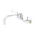 T&S BRASS PARTS T&S Brass B-0290-14-WH4 Big-Flo Mixing Faucet, 8 Wall Mount, 14 Swing No - SKU TSB-0290-14-WH4