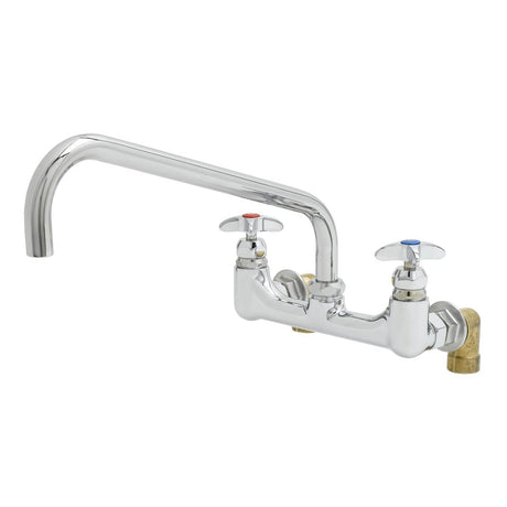 T&amp;S BRASS PARTS T&amp;S Brass B-0290-14 Big-Flo Mixing Faucet 8 Wall Mount 14 - SKU TSB-0290-14