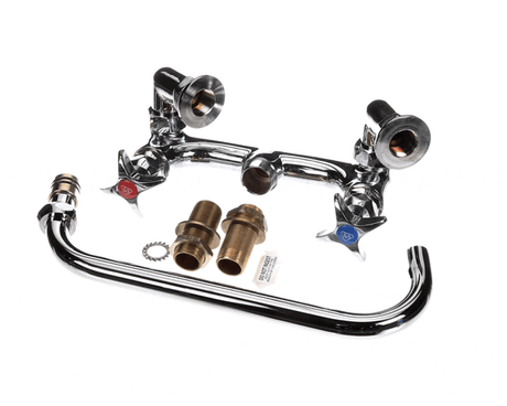 T&amp;S BRASS PARTS T&amp;S Brass B-0293-01 Big-Flo Mixing Faucet 8 Deck Mount 12 - SKU TSB-0293-01
