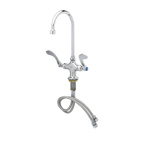 T&amp;S BRASS PARTS T&amp;S Brass B-0300-VR4 Double Pantry Faucet Rigid Gooseneck V - SKU TSB-0300-VR4