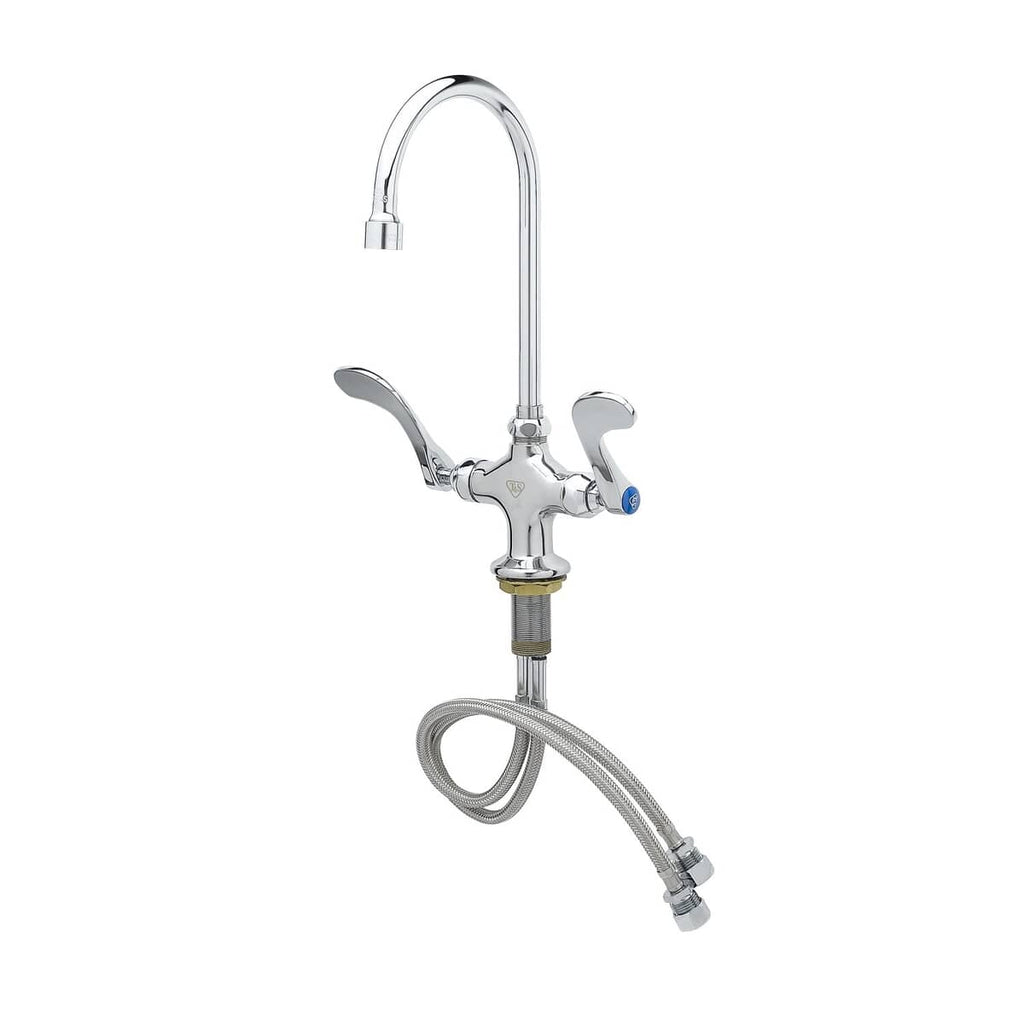 T&S BRASS PARTS T&S Brass B-0300-VR4 Double Pantry Faucet Rigid Gooseneck V - SKU TSB-0300-VR4