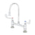 T&S BRASS PARTS T&S Brass B-0322-04 8 Deck Mount Mixing Faucet Swivel/Rigid Goosenec - SKU TSB-0322-04