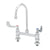 T&S BRASS PARTS T&S Brass B-0327 8 Deck Mount Faucet 1/2NPT Male Inlets Swivel - SKU TSB-0327