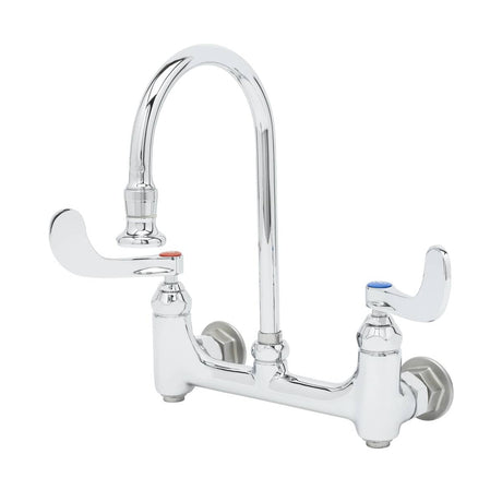 T&amp;S BRASS PARTS T&amp;S Brass B-0352-04 Medical Faucet Wall Mount 8 Centers Sw - SKU TSB-0352-04