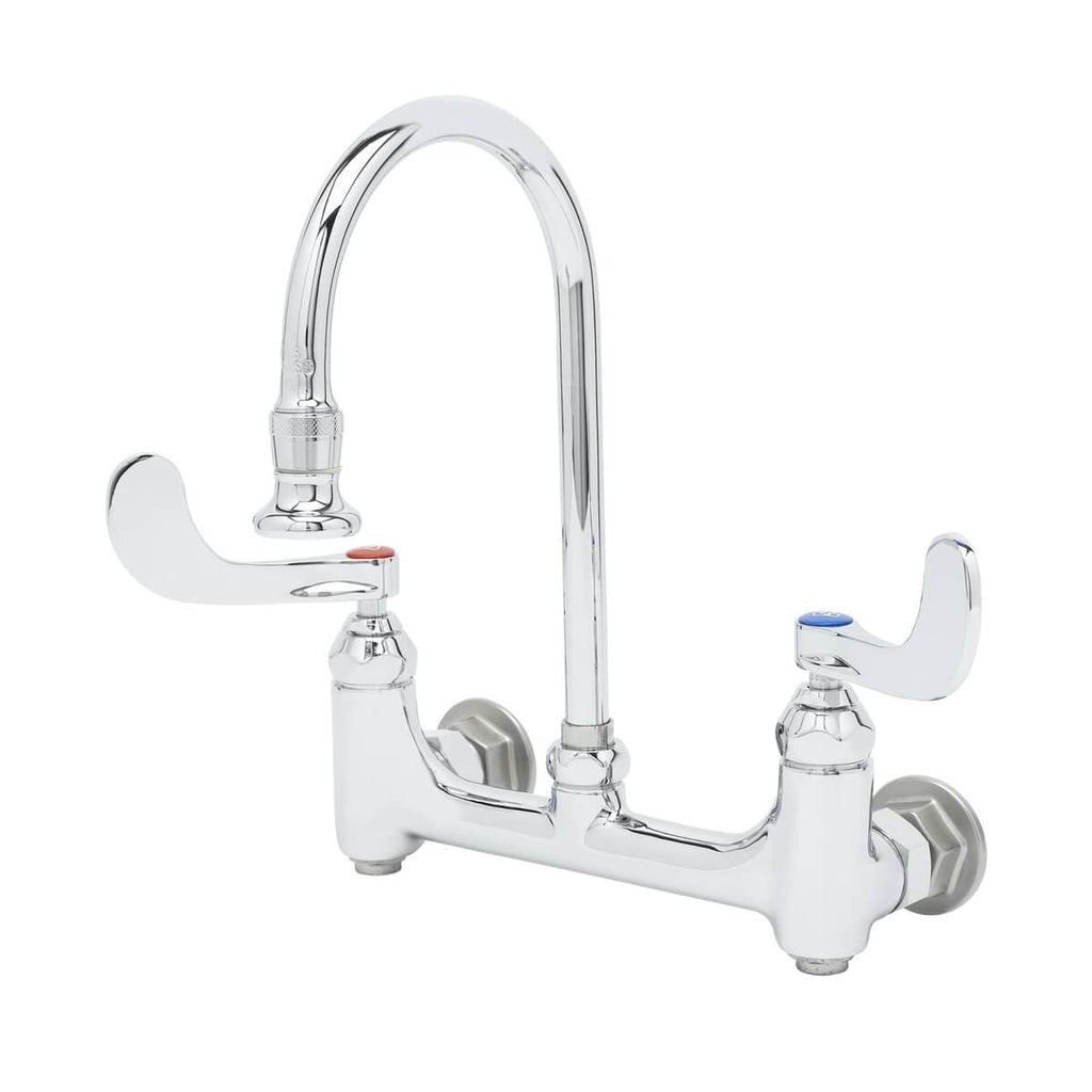 T&S BRASS PARTS T&S Brass B-0352-04 Medical Faucet Wall Mount 8 Centers Sw - SKU TSB-0352-04