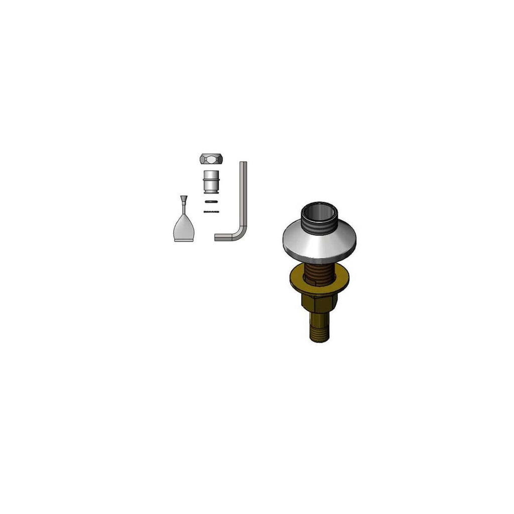 T&S BRASS PARTS T&S Brass B-0430 Rigid Base Flange Assembly Deck Mount (Accepts St - SKU TSB-0430