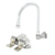 T&S BRASS PARTS T&S Brass B-0502-537K Floor-Mounted Double Pedal Valve W/ Dummy Rigid Go - SKU TSB-0502-537K