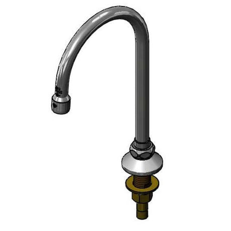 T&amp;S BRASS PARTS T&amp;S Brass B-0521 Rigid Gooseneck, Deck Mount, Non-Splash Aerator, 5 - SKU TSB-0521