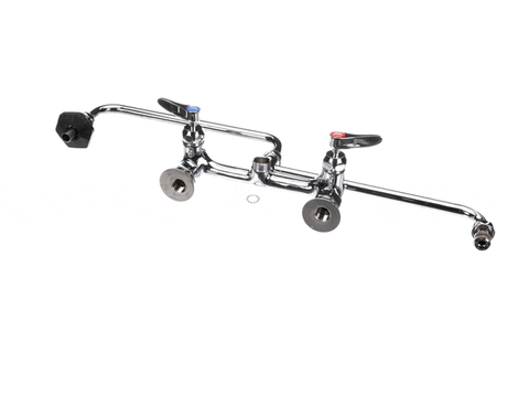T&amp;S BRASS PARTS T&amp;S Brass B-0598-CR Pot Filler Wall Mount 8 Centers Ceram - SKU TSB-0598-CR