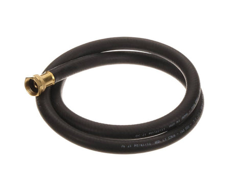 T&amp;S BRASS PARTS T&amp;S Brass B-0618-03 60 Black Rubber Hose W/ Garden Hose Inle - SKU TSB-0618-03