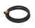 T&S BRASS PARTS T&S Brass B-0618-03 60 Black Rubber Hose W/ Garden Hose Inle - SKU TSB-0618-03