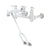 T&S BRASS PARTS T&S Brass B-0655-BSTR Service Sink Faucet 8 Wall Mount Built-In Stops - SKU TSB-0655-BSTR