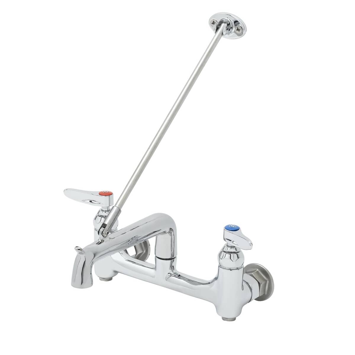T&amp;S BRASS PARTS T&amp;S Brass B-0660-BSTP Service Sink Faucet Wall Mount 8 Centers Built - SKU TSB-0660-BSTP