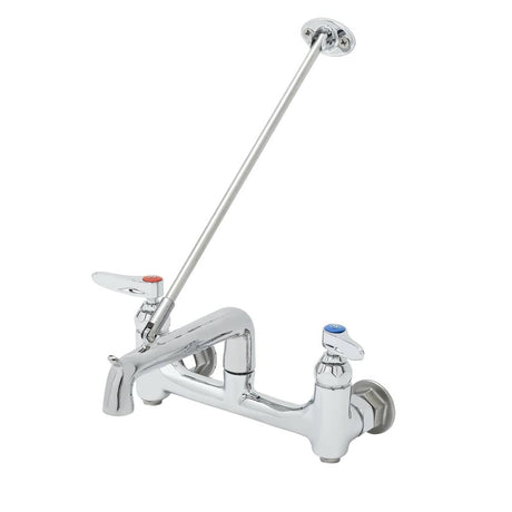 T&amp;S BRASS PARTS T&amp;S Brass B-0660-BSTP Service Sink Faucet Wall Mount 8 Centers Built - SKU TSB-0660-BSTP