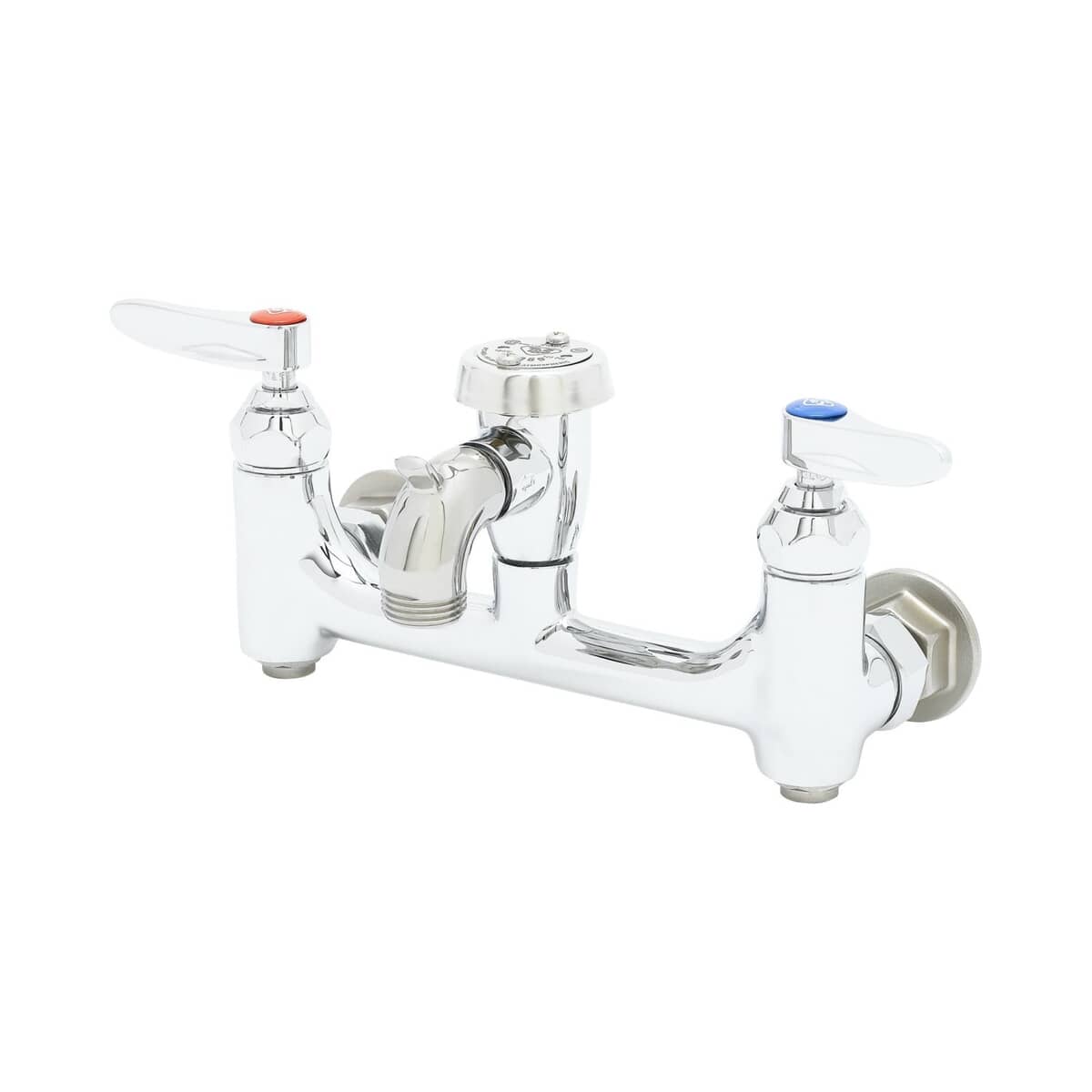 T&amp;S BRASS PARTS T&amp;S Brass B-0674-BSTP Service Sink Faucet Wall Mount 8 Cente - SKU TSB-0674-BSTP
