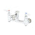 T&S BRASS PARTS T&S Brass B-0674-BSTP Service Sink Faucet Wall Mount 8 Cente - SKU TSB-0674-BSTP