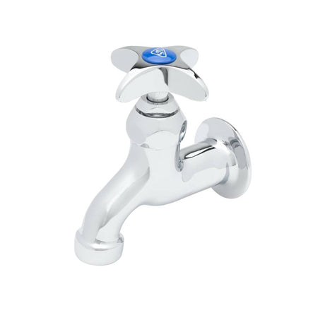T&amp;S BRASS PARTS T&amp;S Brass B-0700 Sill Faucet 1/2 NPT Female Inlet 4-ARM Handle - SKU TSB-0700