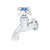 T&S BRASS PARTS T&S Brass B-0700 Sill Faucet 1/2 NPT Female Inlet 4-ARM Handle - SKU TSB-0700
