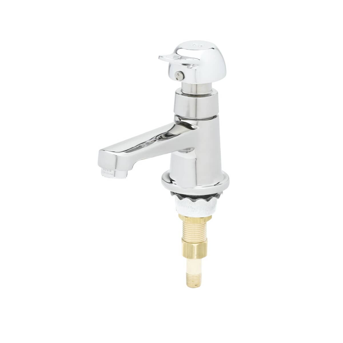 T&amp;S BRASS PARTS T&amp;S Brass B-0712-PA Sill Faucet Pivot Action Metering 1/2 Npsm Male - SKU TSB-0712-PA