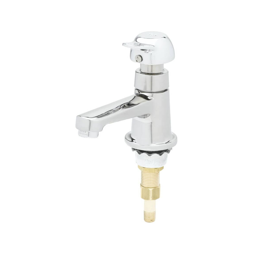 T&S BRASS PARTS T&S Brass B-0712-PA Sill Faucet Pivot Action Metering 1/2 Npsm Male - SKU TSB-0712-PA