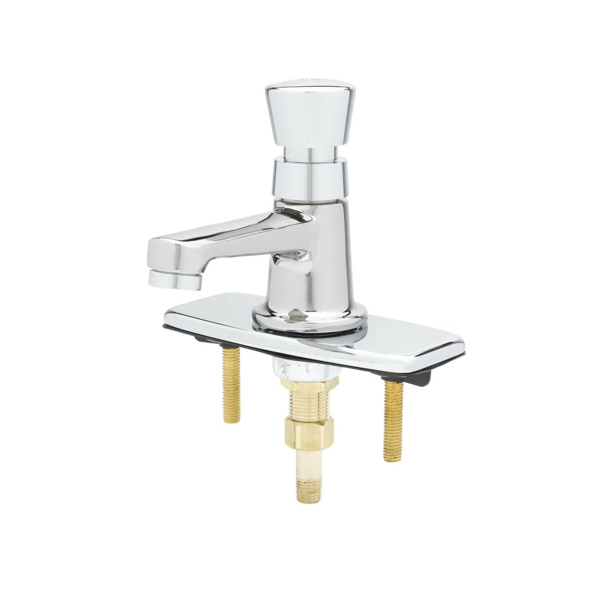T&amp;S BRASS PARTS T&amp;S Brass B-0712-VF05-4DP Sill Faucet Self-Closing Metering 1/2 Npsm Male - SKU TSB-0712-VF05-4DP