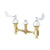 T&S BRASS PARTS T&S Brass B-0866-04-LN 8C/C Deck Mount Fct Less Nozzle 1/4-TURN - SKU TSB-0866-04-LN