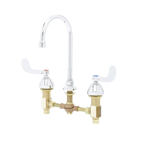 T&amp;S BRASS PARTS T&amp;S Brass B-0867-04 Medical Faucet Concealed Body 8 Centers 4 Wri - SKU TSB-0867-04