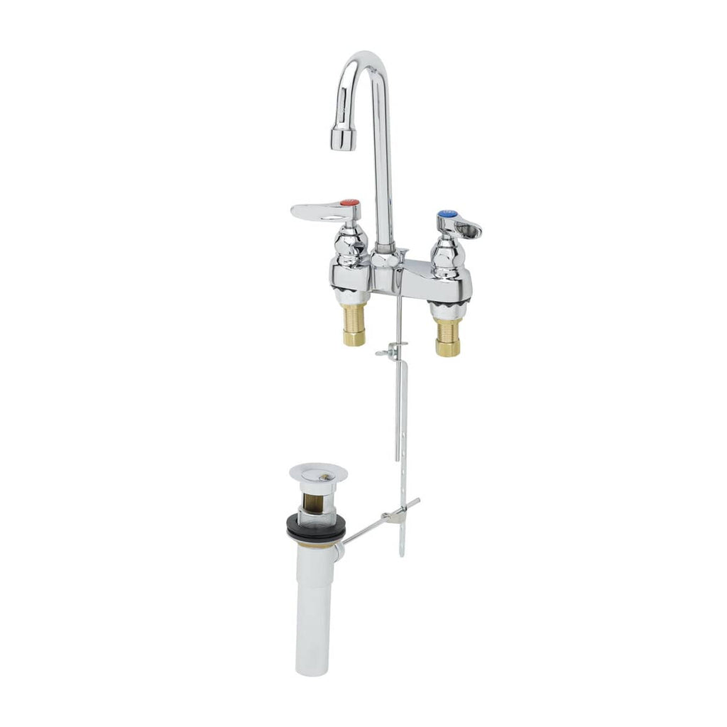 T&S BRASS PARTS T&S Brass B-0873 Lavatory Fct Deck Mt 4 Centers Swivel/Rigid Go - SKU TSB-0873